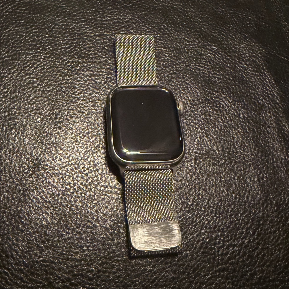 Sterling silver Apple Watch series 9